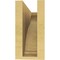 Ekena Millwork 4"W x 12"D x 8"H Classic Helena Rough Cedar Woodgrain TimberThane Corbel, Primed Tan CORUR04X12X08HELRCPR - alternate 2